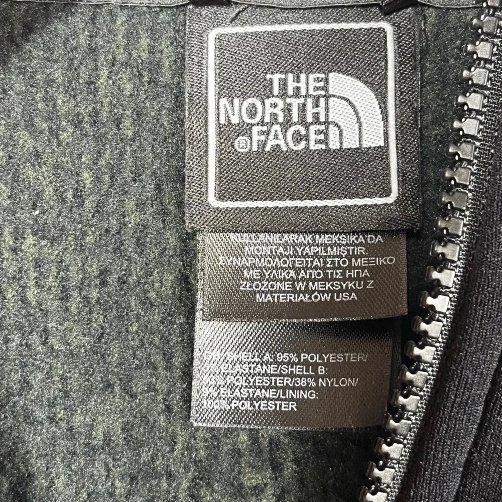 The North Face Full Zip Fleece Jacket Mens Large Black High Pile Gorpcore Hiking